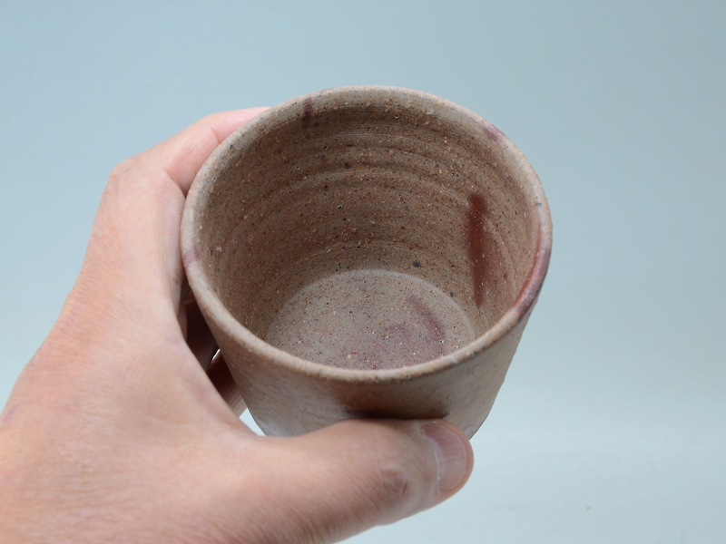 25168]伊部火襷そば猪口（屋代剛右）｜備前焼わかくさ